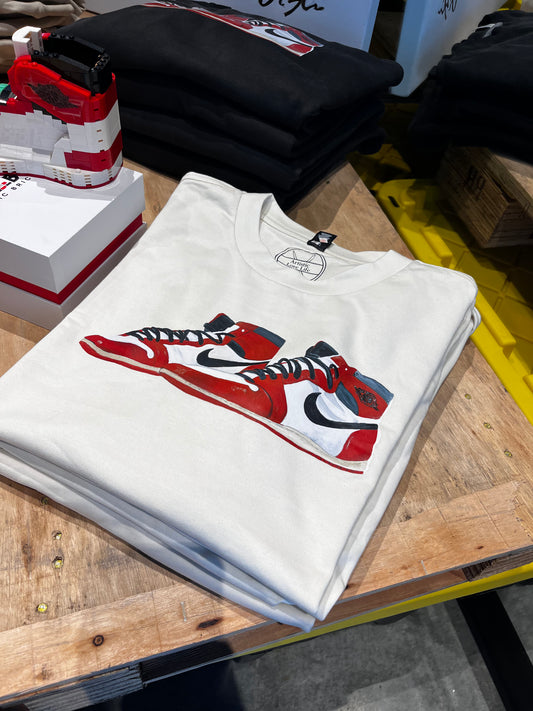 ALL AJ1 lightweight tee cream